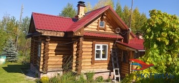 Бревенчатый дом в СНТ Ветеран в Сергиевом Посаде - sergiev-posad.yutvil.ru - фото 1