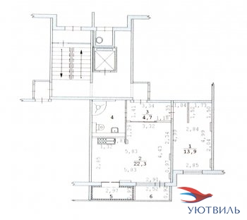 2-хкомнатная квартира на Бакинских комиссаров в Сергиевом Посаде - sergiev-posad.yutvil.ru - фото 12 2-хкомнатная квартира на Бакинских комиссаров в Сергиевом Посаде - sergiev-posad.yutvil.ru - фото 12